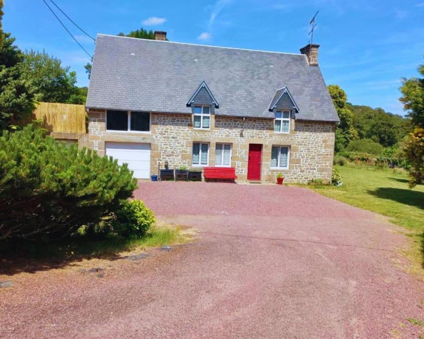 Maison En Pierre Au Milieu Du Bocage Coulouvray-Boisbenâtre エクステリア 写真